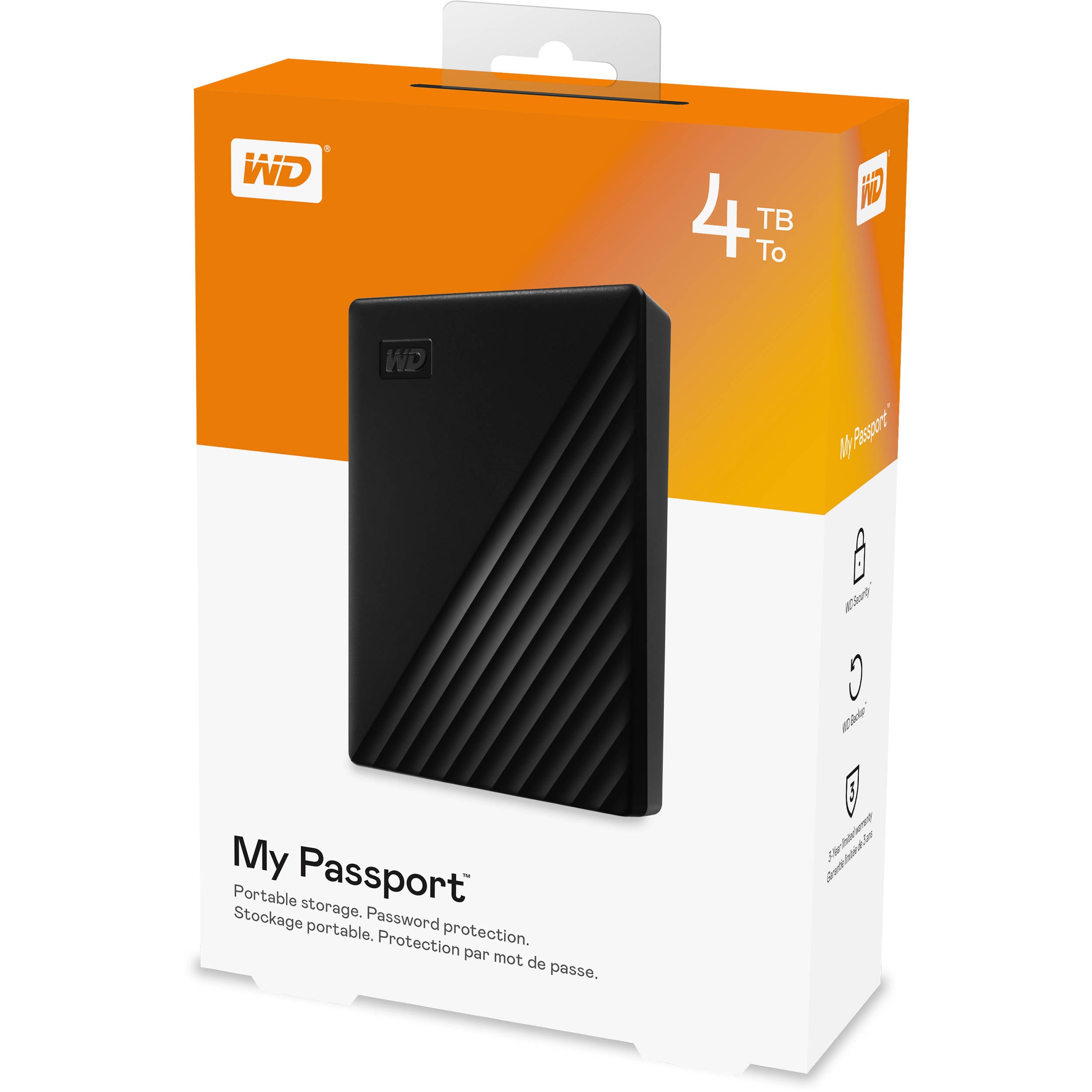 Eksterni Hard Disk WD HDD 4TB My Passport Black