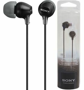 Sony slušalice EX-15 crne