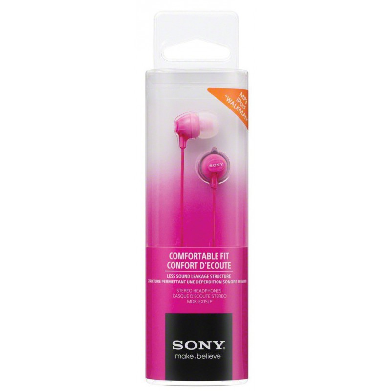 Sony slušalice EX15 pink