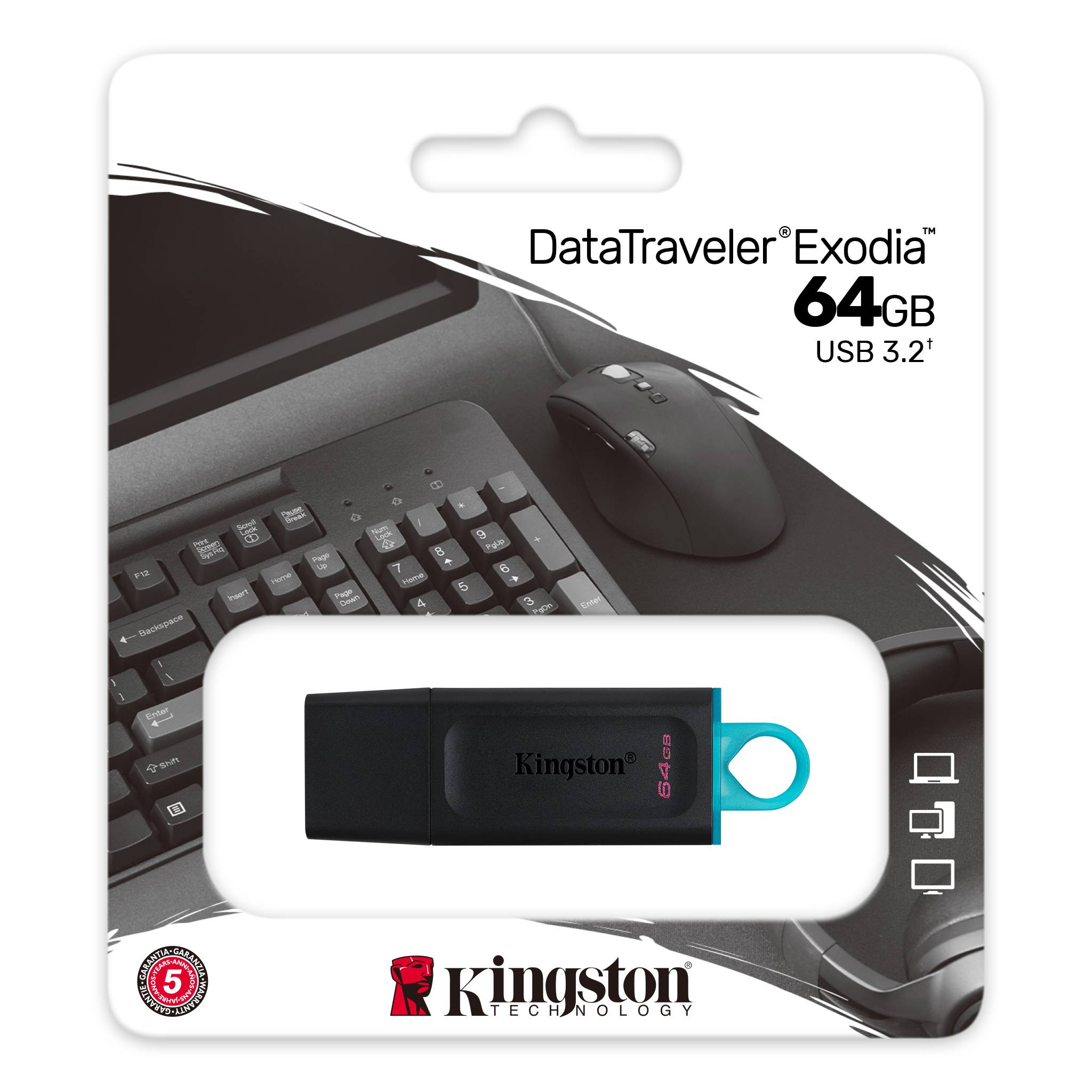 USB Stik Stick Kingston 64 GB 64GB USB 3.2 DTX