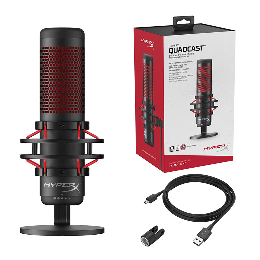 Mikrofon HyperX QuadCast Microfon HX-MICQC-BK