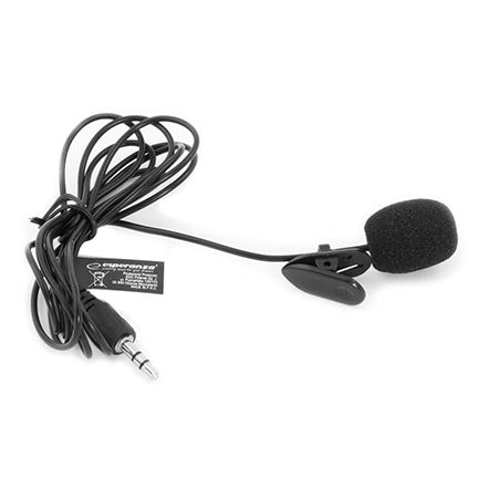 Mikrofon ESPERANZA VOICE clip on 3,5mm EH178