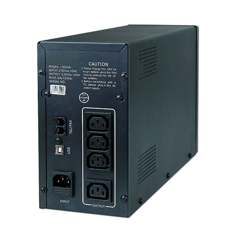 UPS GEMBIRD UPS-PC-1202AP 1200VA 720W AVR USB