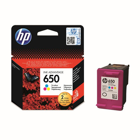 Tinta HP CZ102AE HP 650 Tri-color