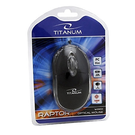 Miš TITANUM 3D RAPTOR USB optical black TM102K