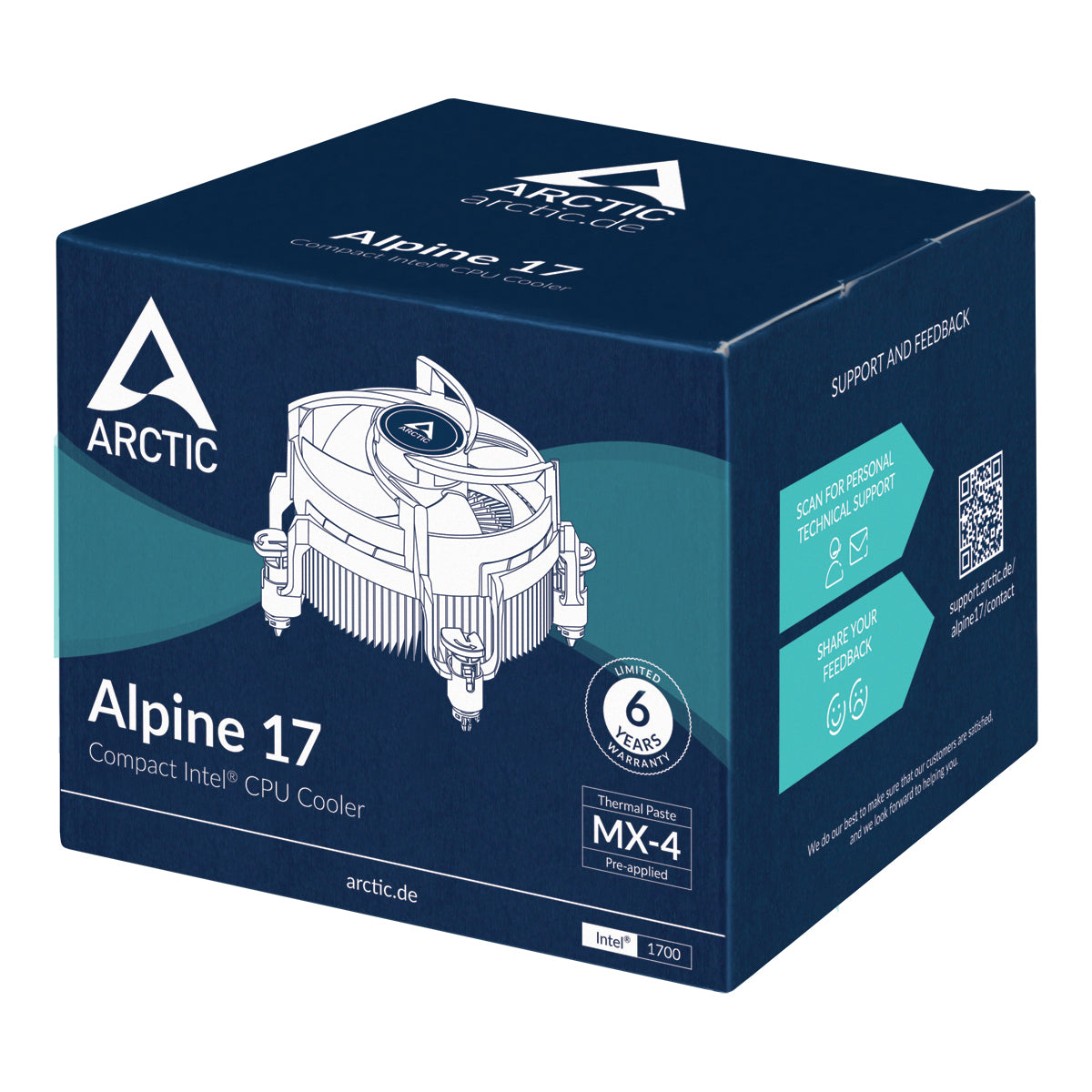 CPU Cooler Arctic Alpine 17 intel