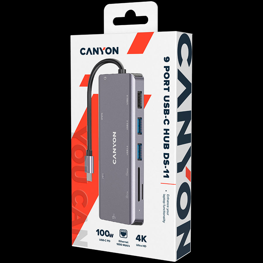 USB HUB CANYON CNS-TDS11 9 u 1