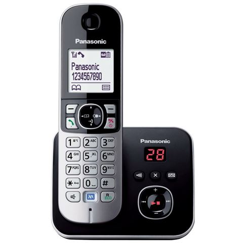 Fiksni telefon PANASONIC KX-TG6821FXB crna