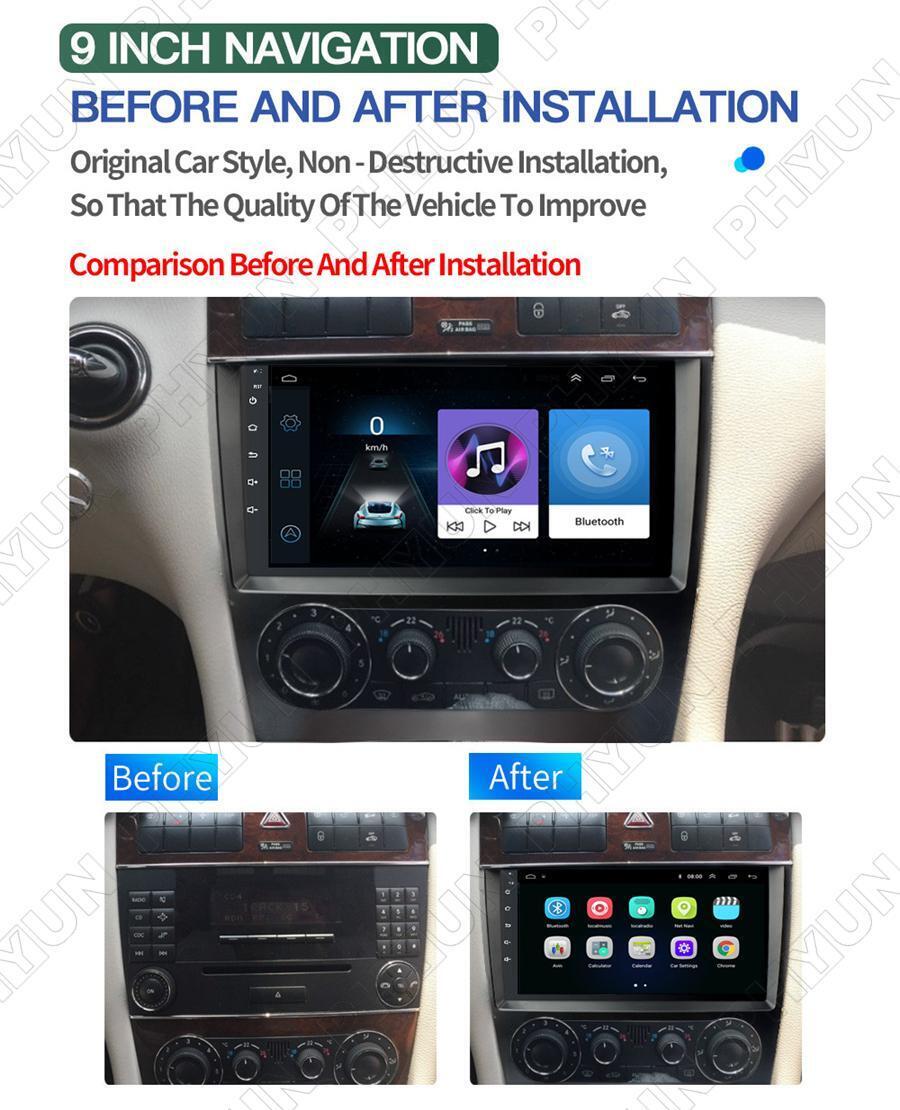 MERCEDES C W203 FACELIFT ANDROID MULTIMEDIA 9"