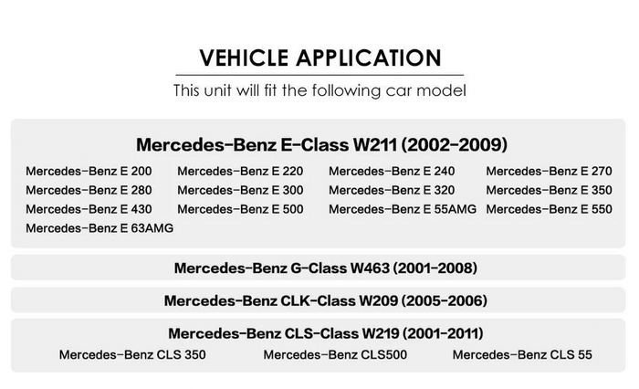 MERCEDES E W211 ANDROID MULTIMEDIA NAVIGACIJA 9