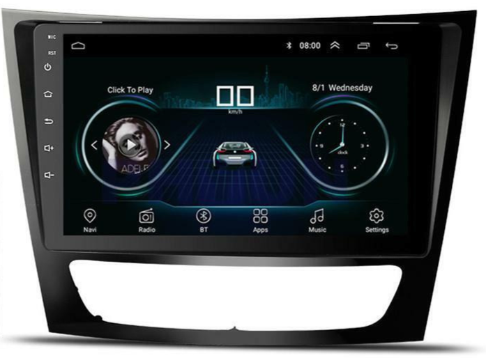 MERCEDES E W211 ANDROID MULTIMEDIA NAVIGACIJA 9