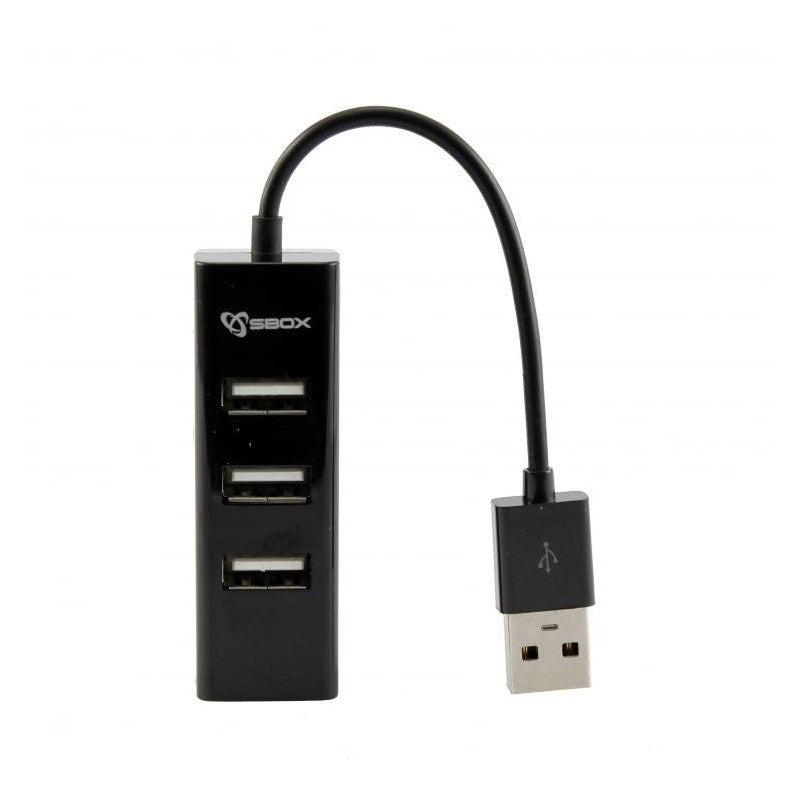 SBOX USB RAZDJELNIK H-204 CRNI / USB-2.0