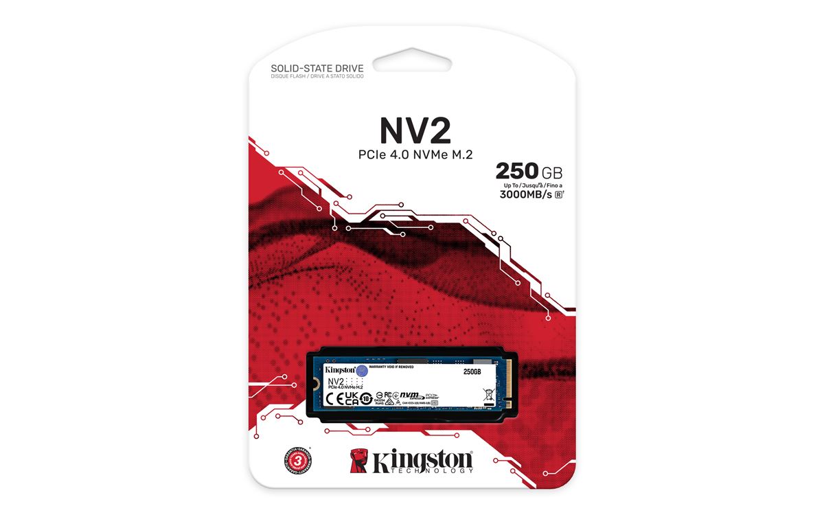 SSD 250GB KINGSTON NV2 PCIe M.2 2280 NVMe