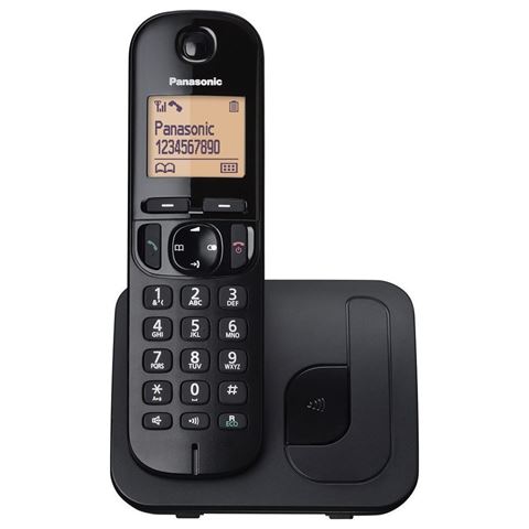 Fiksni Telefon PANASONIC KX-TGC210FXB crni