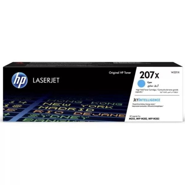 Toner HP 207X Cyan LaserJet color