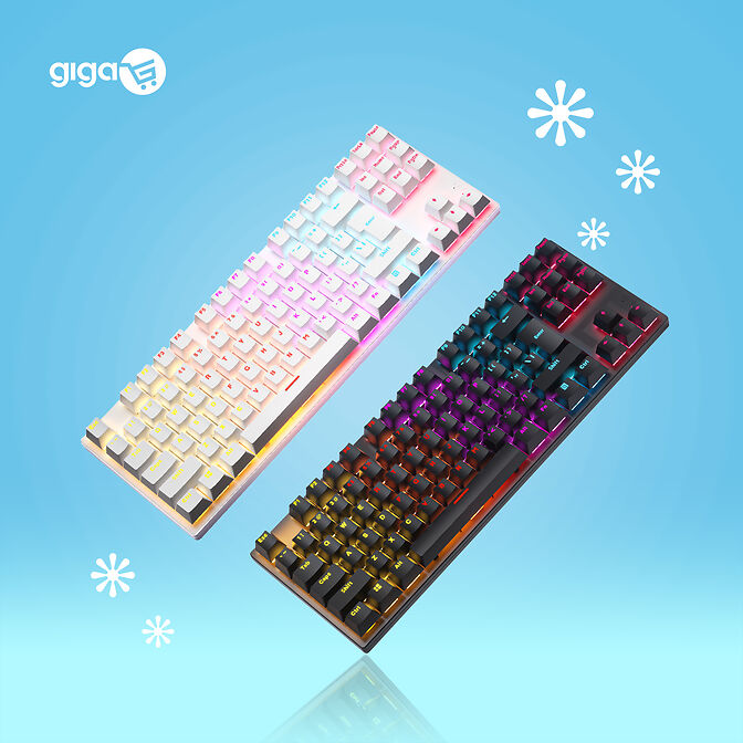 Mehanička Tastatura KA800 RGB Blue Plavi Bijela