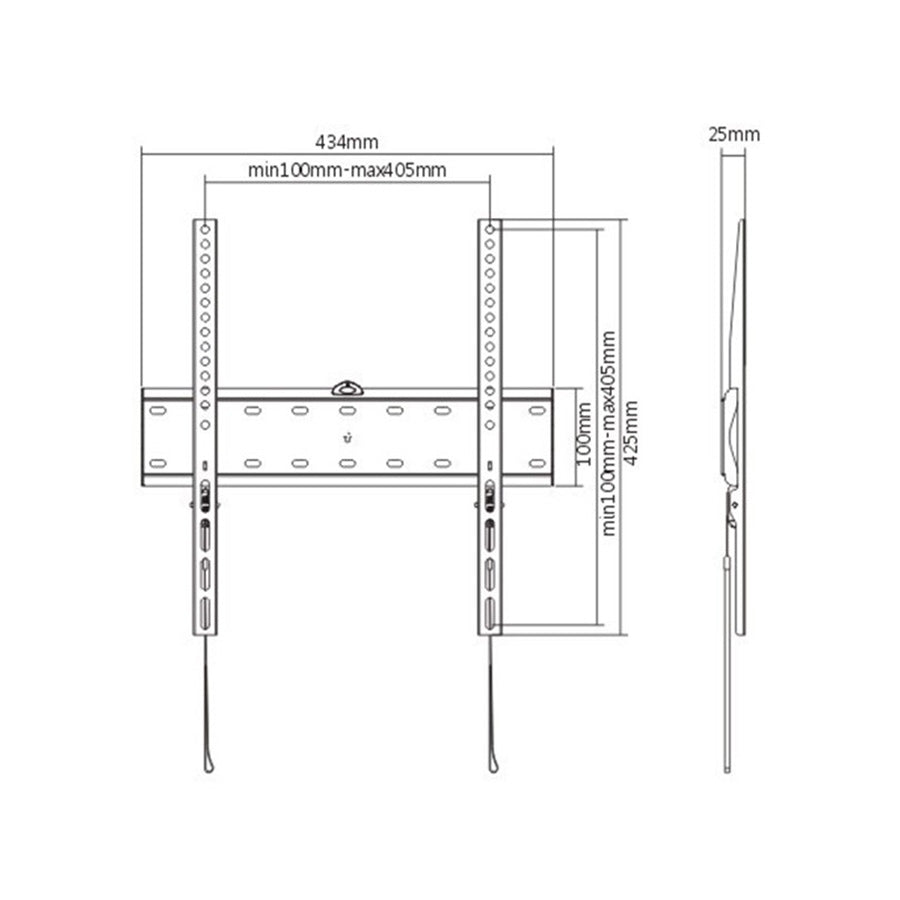 Zidni nosač GEMBIRD WM-55F-02 Fiksni 32”-55”