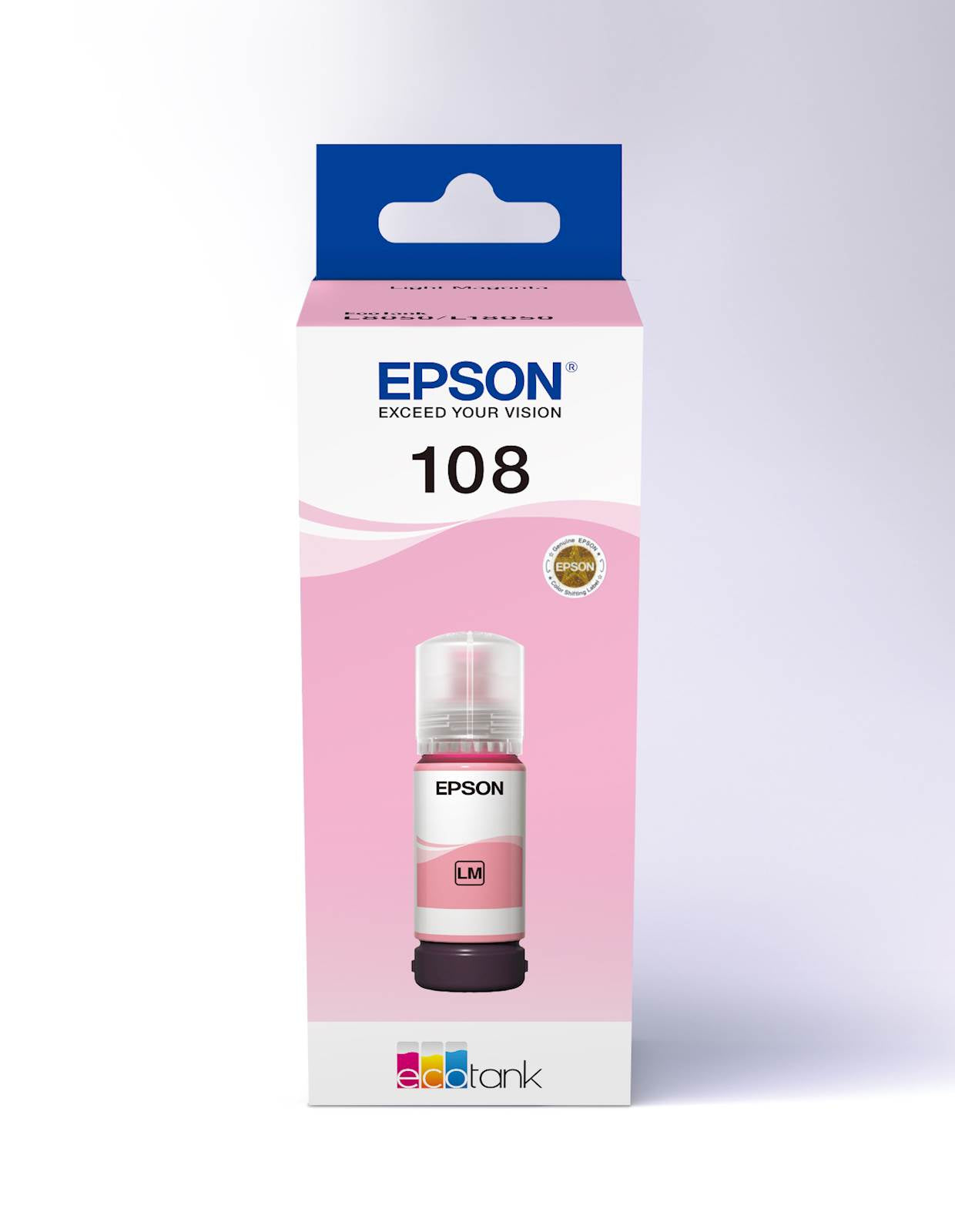 Tinta Epson 108 Light Magenta za EcoTank L8050