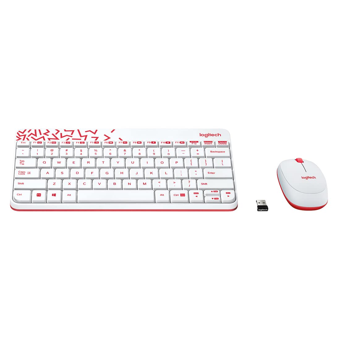 Miš i tastatura set Logitech MK240 nano bijeli