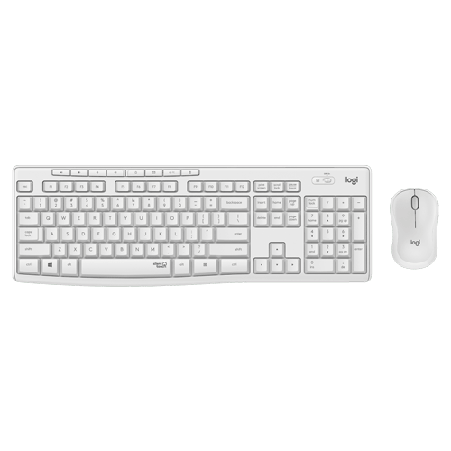 Tastatura miš set Logitech MK295 bežični bijela