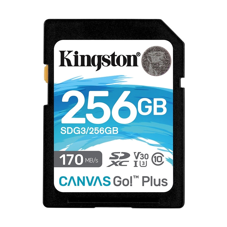 SD Kingston CanvasGoPlus 256GB U3