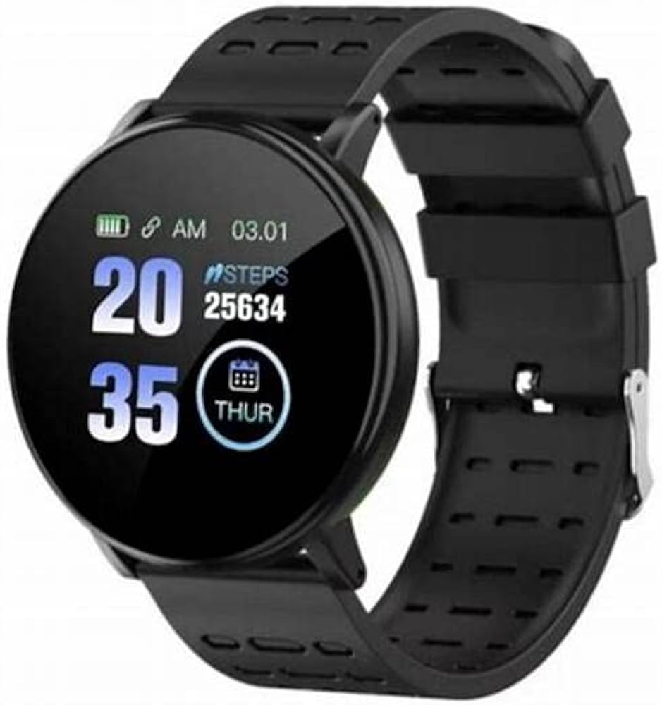 PAMETNI SAT 119+ SMART WATCH CRNI