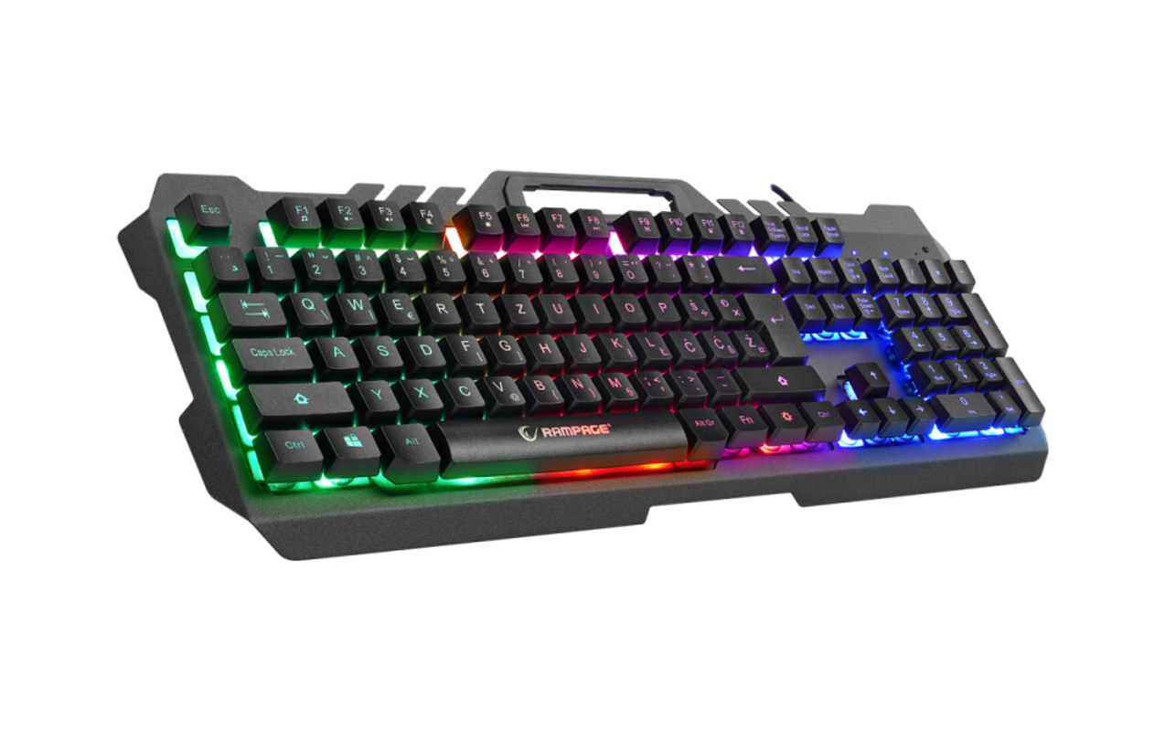 Tastatura Rampage KB-R57 X-JAMMER Rainbow USB