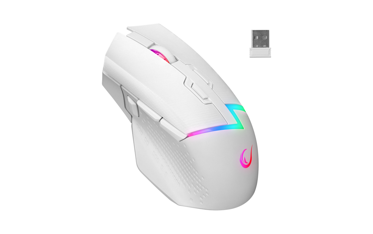 Gaming Miš Rampage Drop M3 White RGB USB