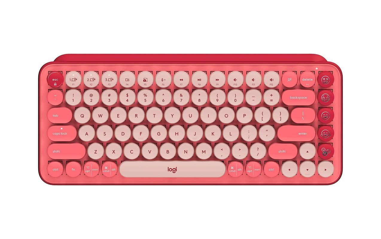 Tastatura Logitech pop keys bežična roza