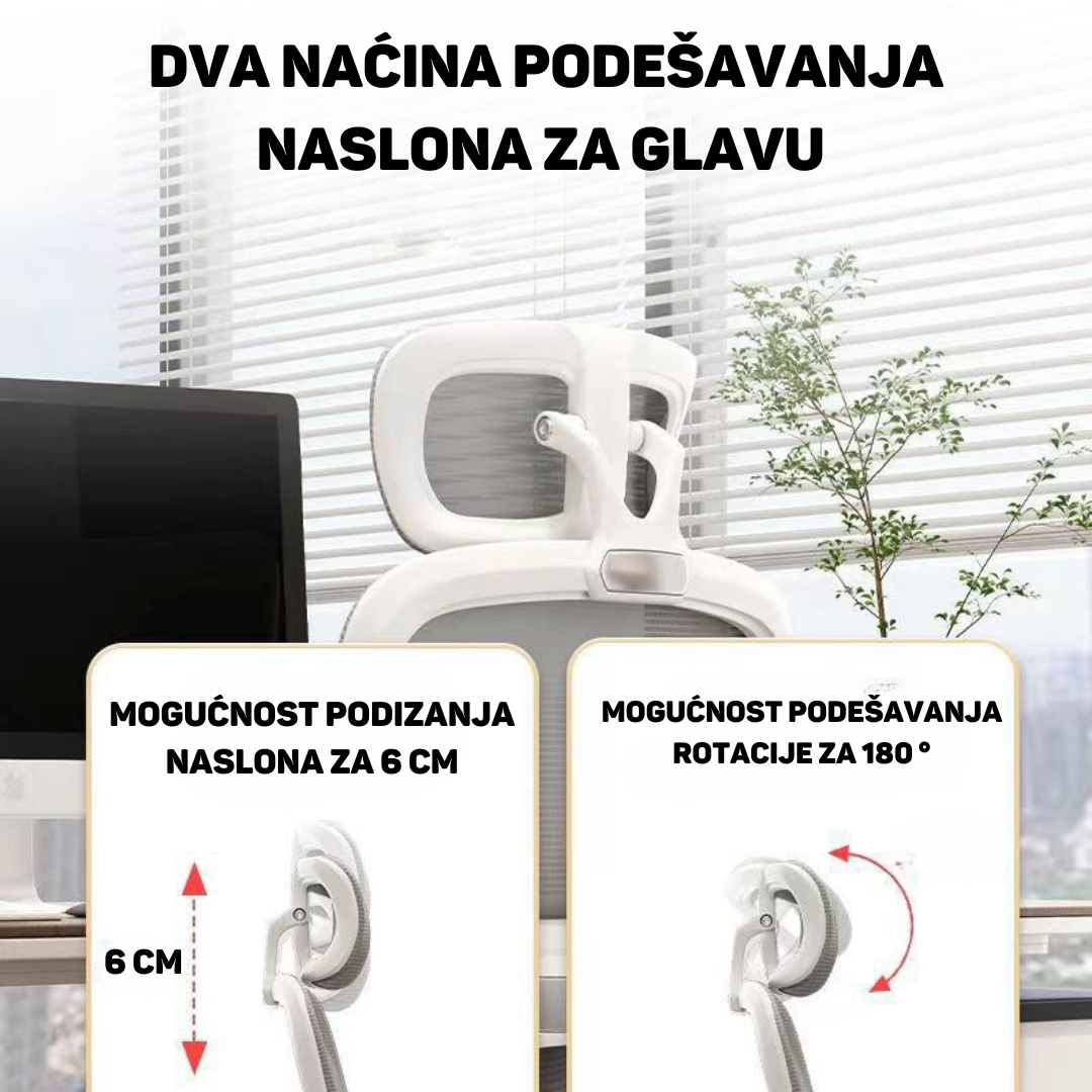 SET ODYSSEY STOLICA CRNA BIJELI RAM I EOS STOL