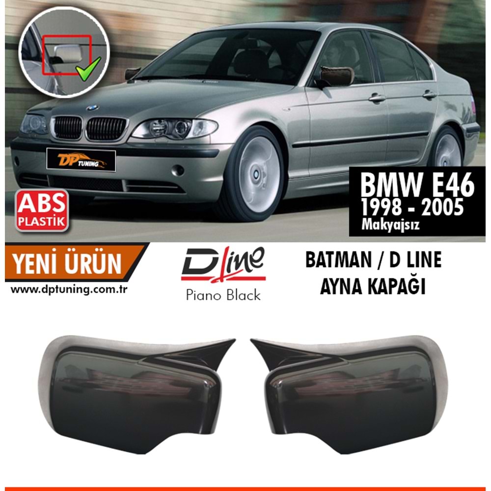 BMW 3 E46 poklopci retrovizora Batman 98 - 05