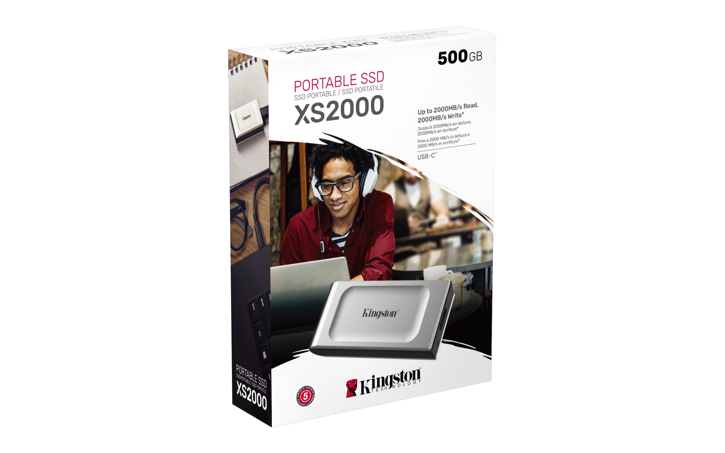 Externi SSD Kingston 500GB USB-CXS2000