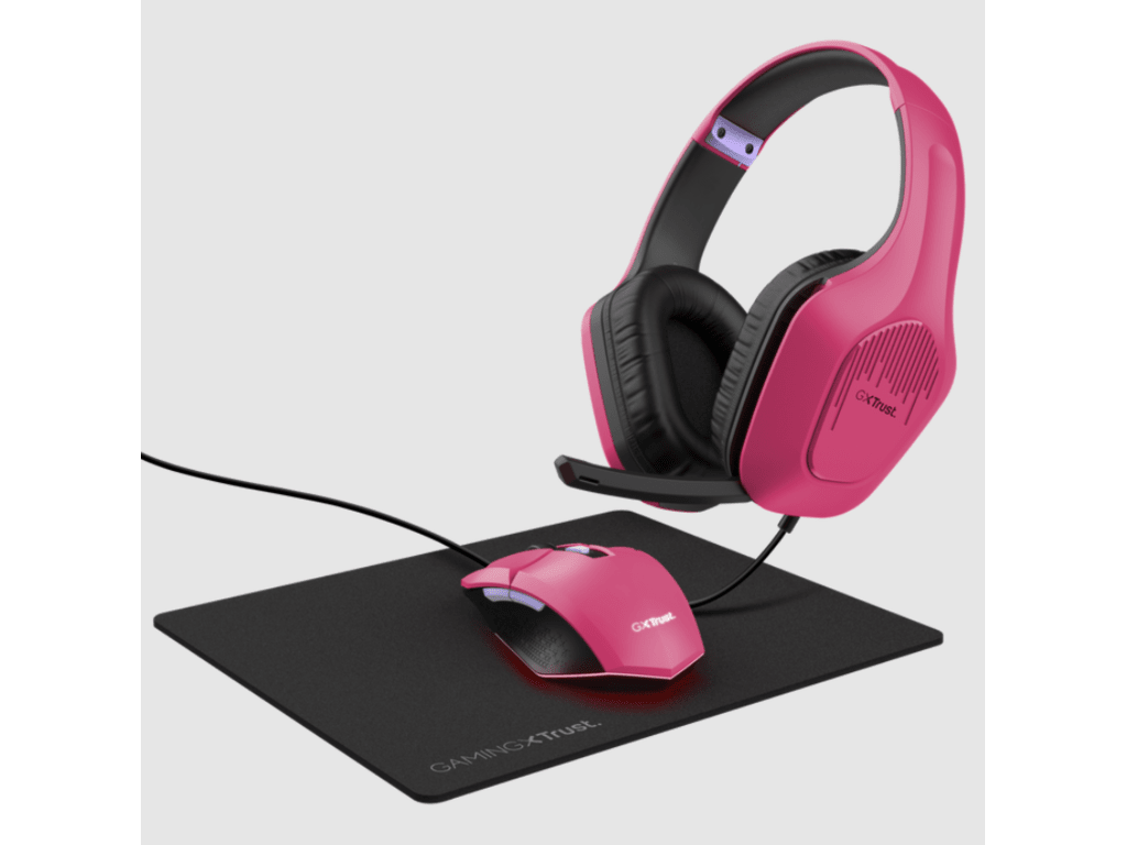 Bundle Trust GXT790P Tridox 3u1 Pink