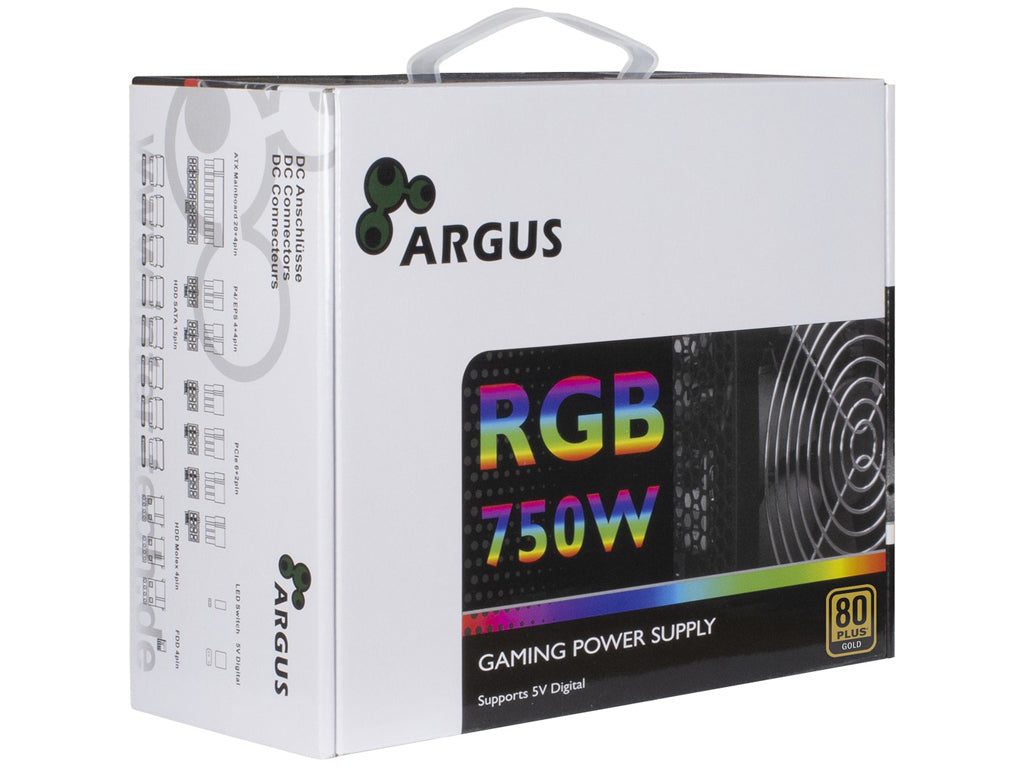 Napojna PSU Inter-Tech Argus RGB 750W 80+ Gold