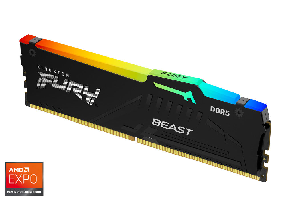 RAM Kingston Fury Beast RGB DDR5 16GB 5600MHz