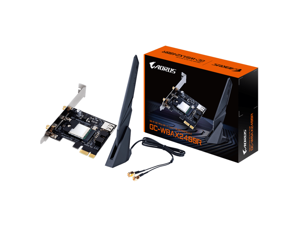 Wireless Adapter Gigabyte WIFI 6GHz PCIe