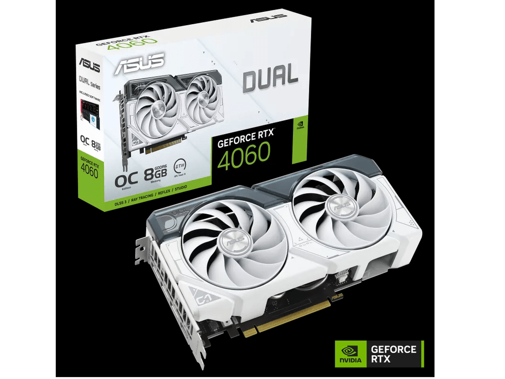 GPU Asus Dual RTX4060 RTX 4060 8GB GDDR6 128bit