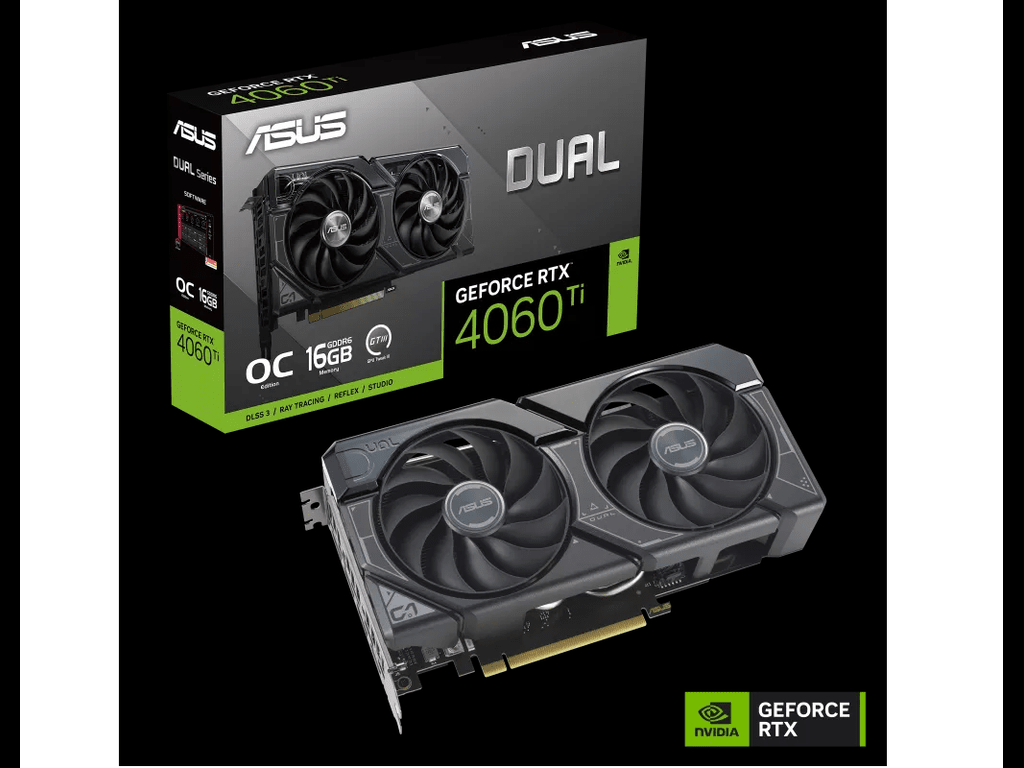 GPU Asus Dual RTX4060Ti RTX 4060Ti 16GB GDDR6