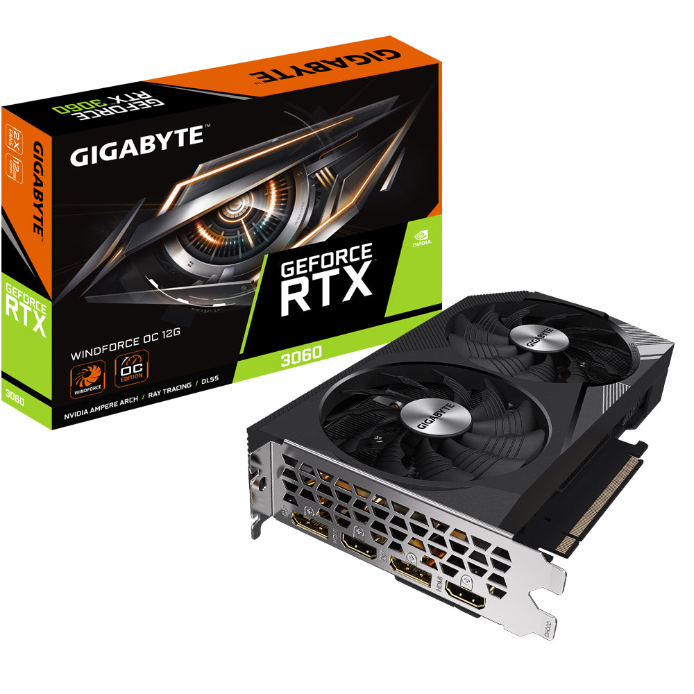 GPU Gigabyte Windforce OC RTX3060 RTX 3060 12GB