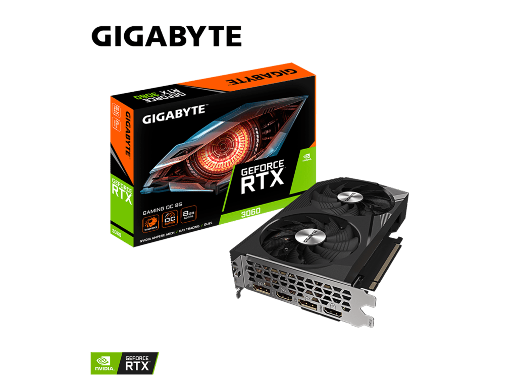 GPU Gigabyte Gaming OC RTX3060 RTX 3060 8GB