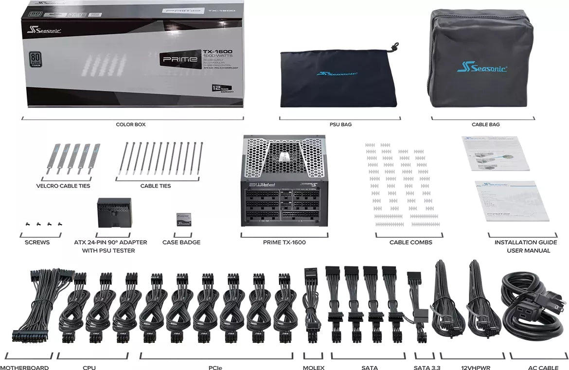 Napojna PSU Seasonic PRIME TX-1600 1600W ATX3.0