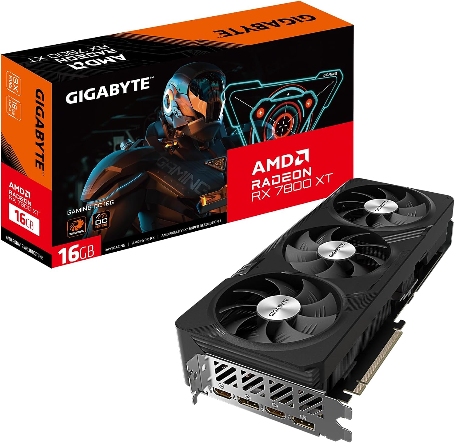 GPU Gigabyte RX7800XT RX 7800XT 16GB GDDR6 256b