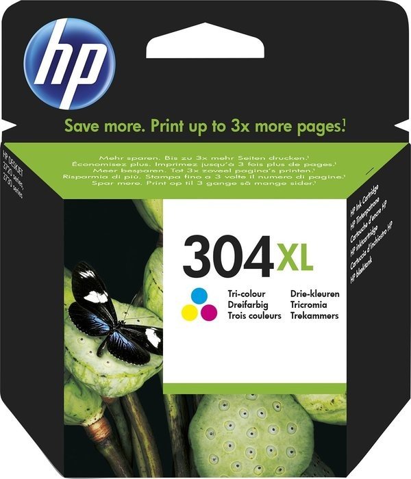 Tinta HP 304XL Tri-Color Cartridge Ink Original