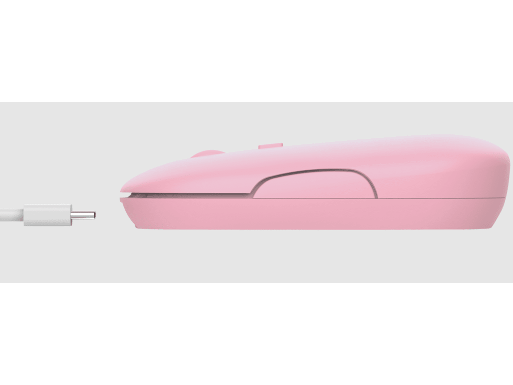 Miš Trust Puck Wireless Punjivi Ultra Thin Pink