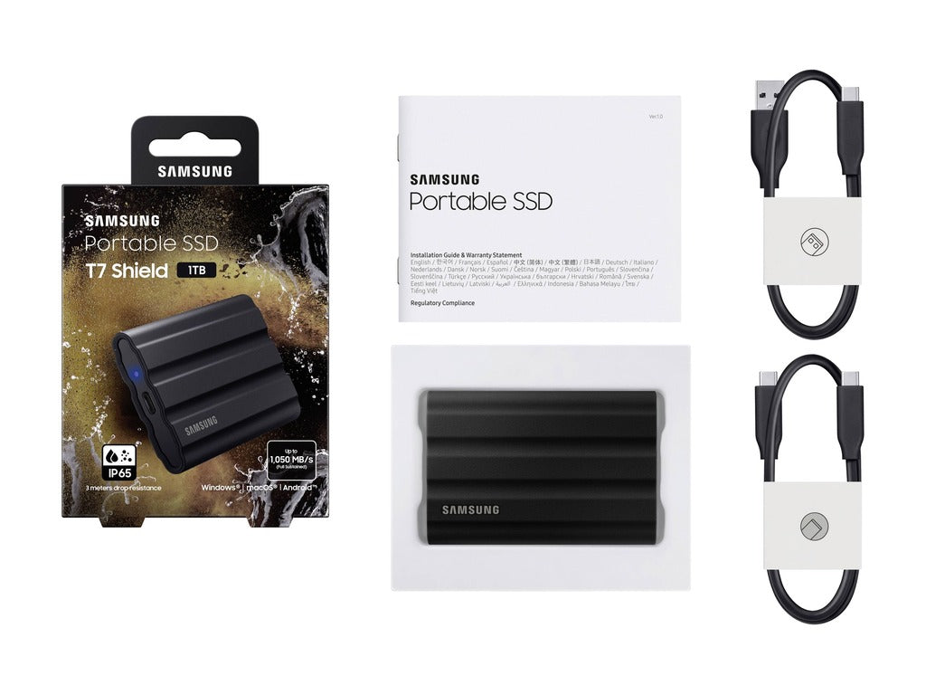 SSD Eksterni Samsung T7 Black 1TB USB3.2 Gen2