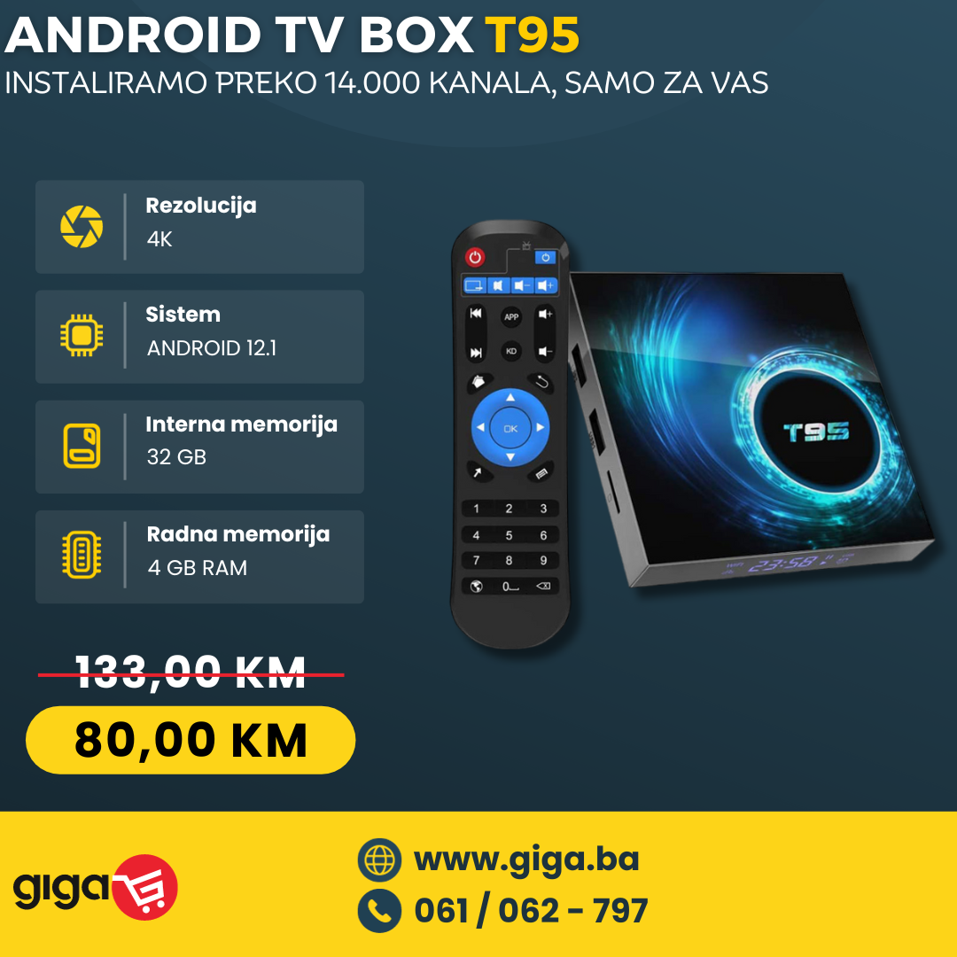 Android TV Box T95 4 GB