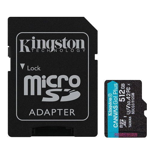 MicroSD Micro SD Kingston CanvasGoPlus 512GB