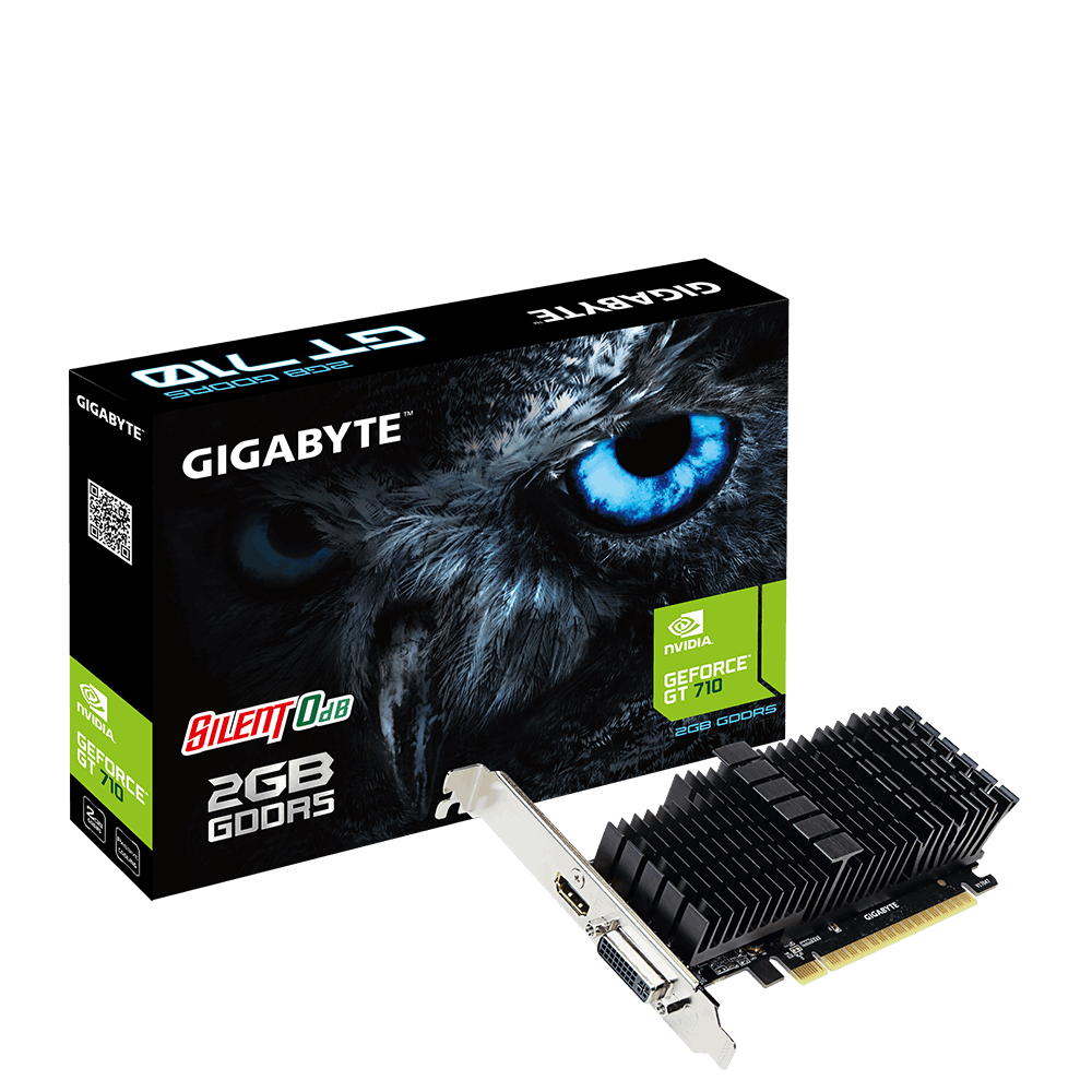 GPU Gigabyte GT710 GT 710 2GB GDDR5 64Bit