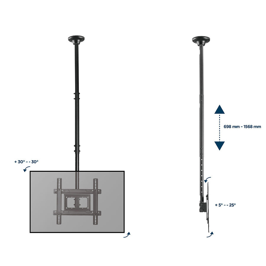 Nosač za TV Stropni Gembird CM-70ST-01 32-70"