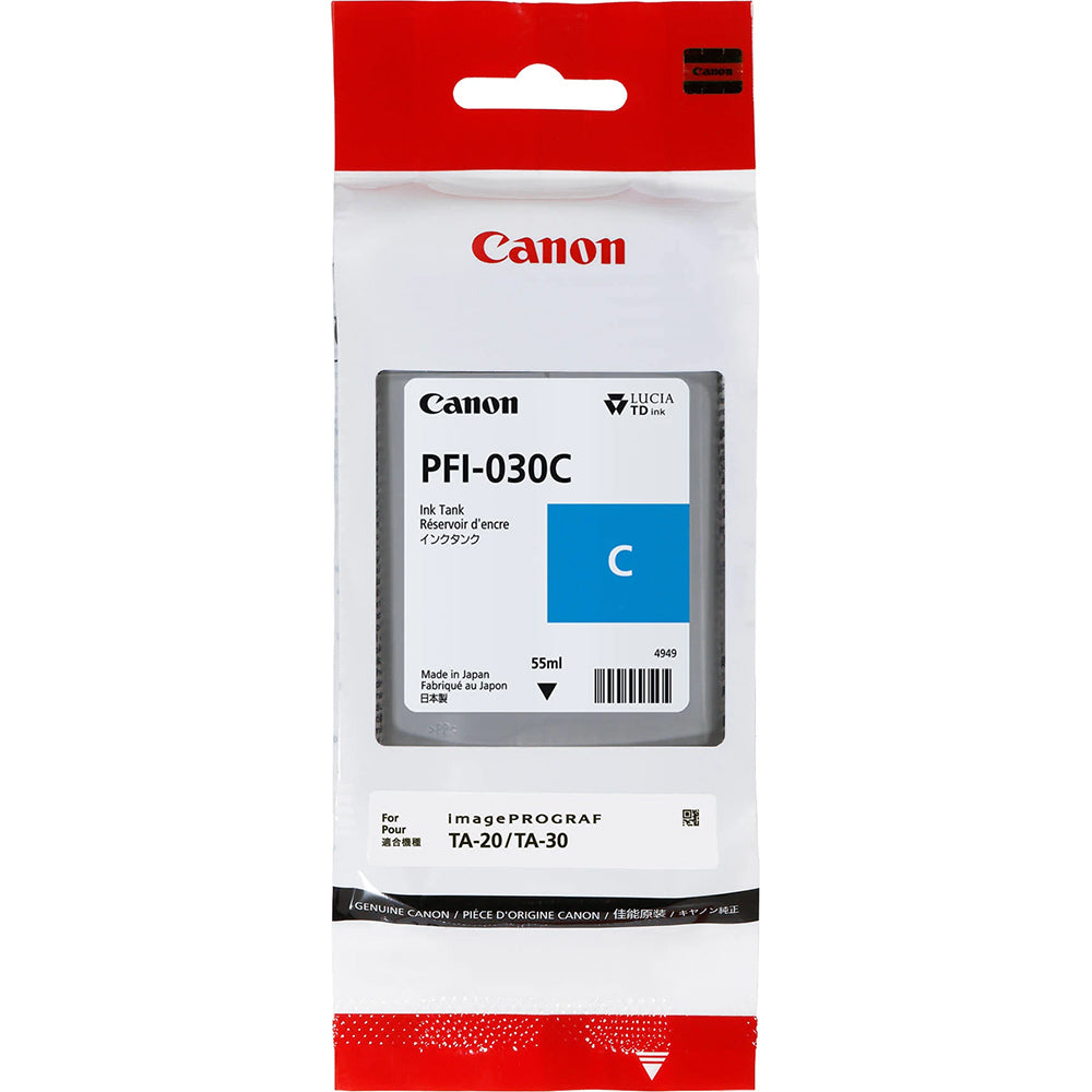 Tinta CANON PFI-030 Cyan